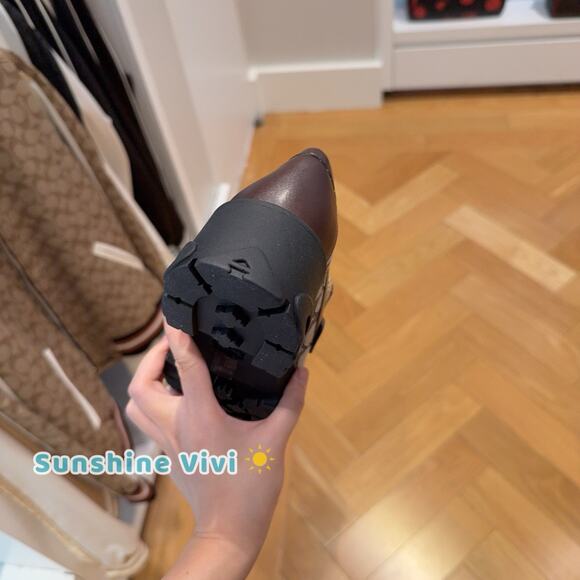 NWT Coach Women's Ruthie In Signature Jacquard Maple CT702 us 5 - Picture 4 of 6